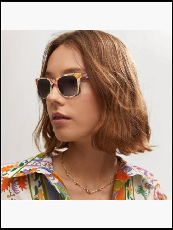 Natural Wood Frame Polarized Sunglasses with Spring Hinges main image 7
